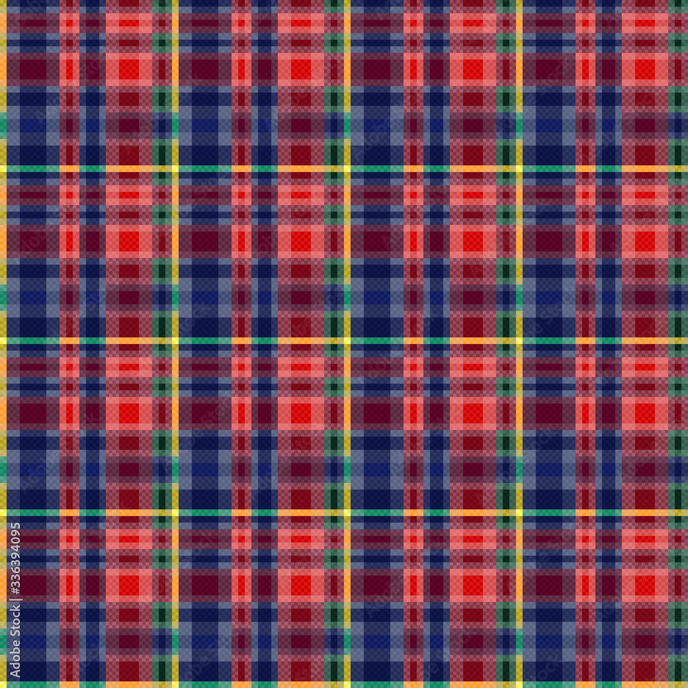 Checkered tartan colorful seamless texture Checkered tartan colorful seamless texture