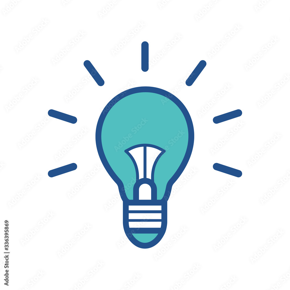 bulb lamp icon design, flat style trendy collection bulb lamp icon design, flat style trendy collection