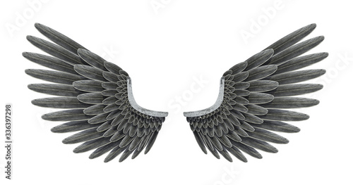 Black angel wing.