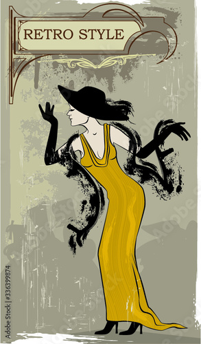 Vintage singer girl
