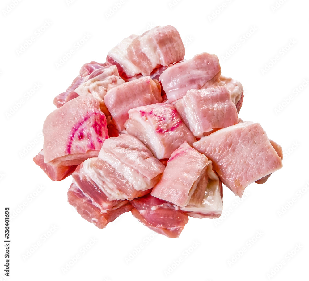 Ingredient Of Pork Belly Piece Without Background Ingredient Of Pork Belly Piece Without Background