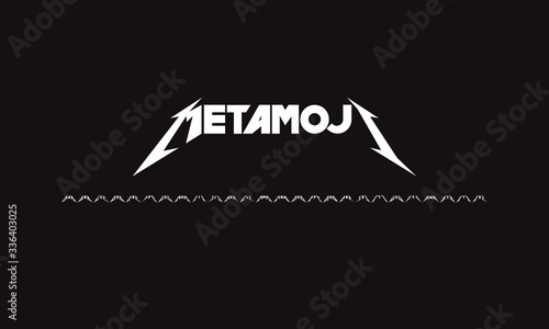 metal font  heavy metal Rock cool metamoji photo