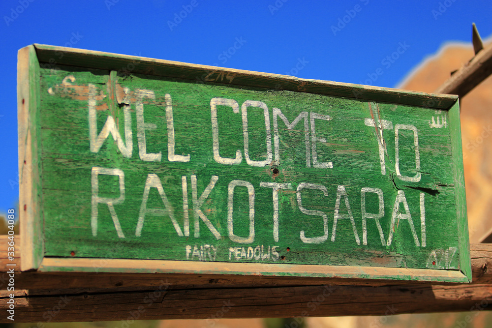 Fotografie welcome to Raikotsarai