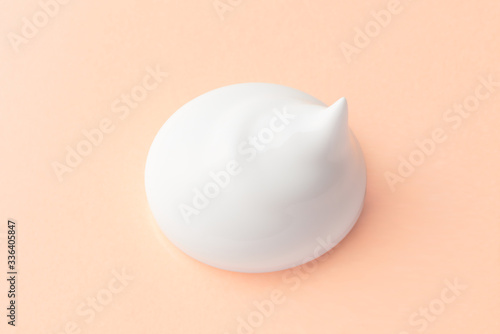 Milky lotion Close-up