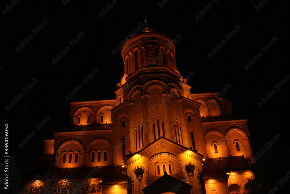 Fototapeta premium Tbilisi is the capital of Georgia. Hills and streets