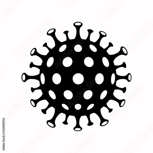 Coronavirus icon. Vector corona virus sign.  