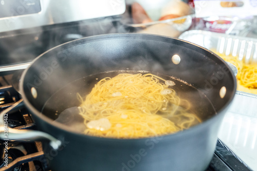 Spaghetti All’amatriciana With Broccolini 