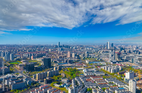 City Scenery of Pudong New Area, Shanghai, China