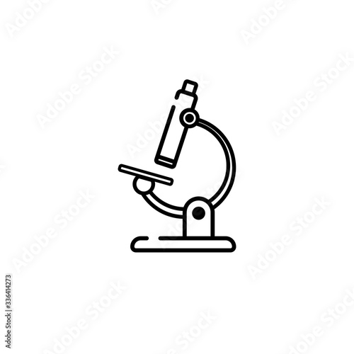 microscope icon vector