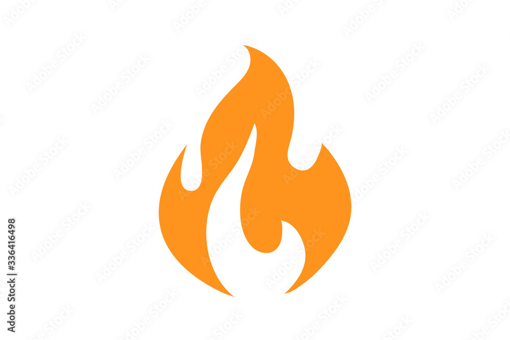 Fire flame icon.Fire flame logo vector illustration design template. Fire flame icon.Fire flame logo vector illustration design template.