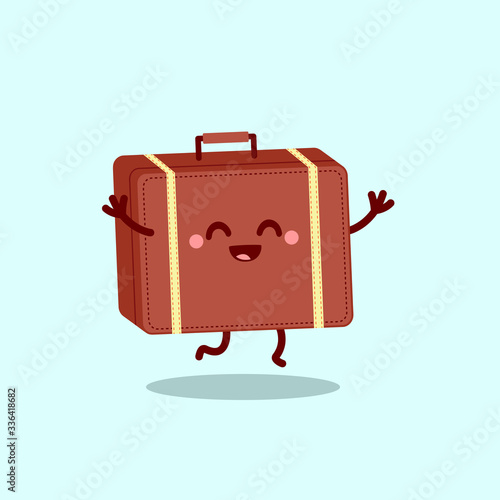 Happy Travel Suitcase