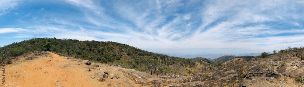 panorama of the mountains