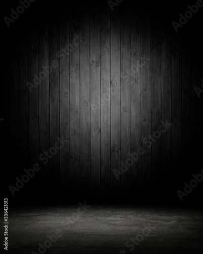 dark empty interior room. may used as background. photo