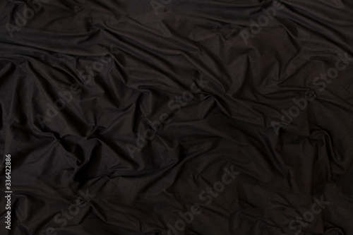 Black color cotton fabric © Mauro Rodrigues