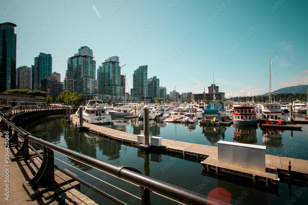 Obraz premium Belle vue de Vancouver en Colombie-Britannique, Canada 