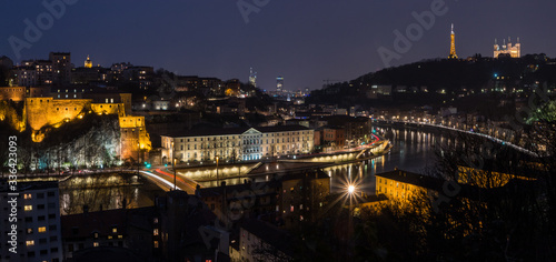 Panorama de Lyon depuis le fort de Vaise © Gerald Villena