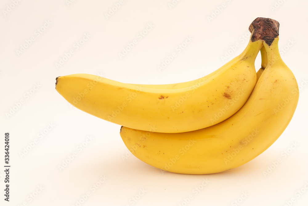 bananas isolated on the white background bananas isolated on the white background