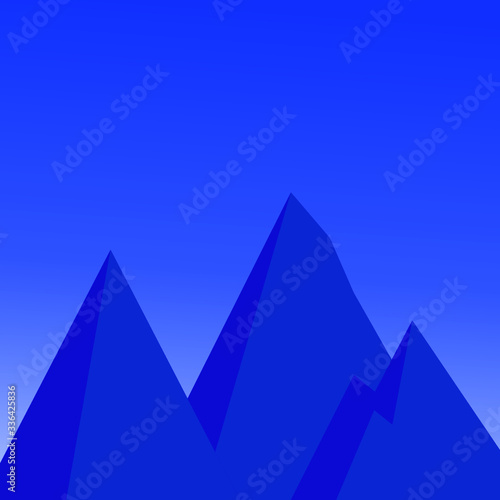 Illustration of Nature Mountain and Landscape Wallpaper