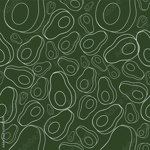 avocado line pattern