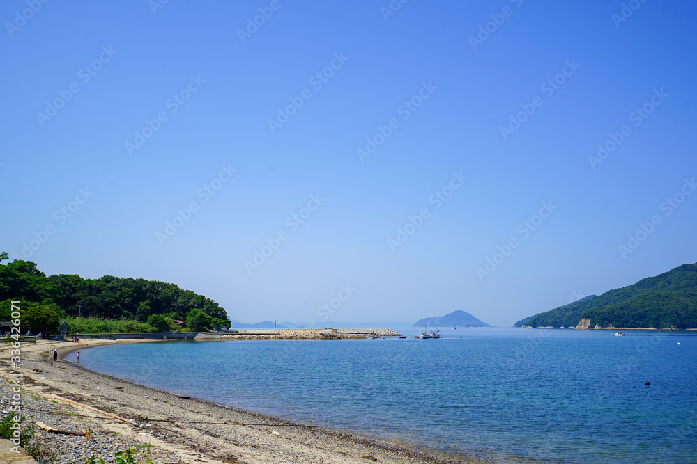 荘内半島オートキャンプ場浦島の海岸