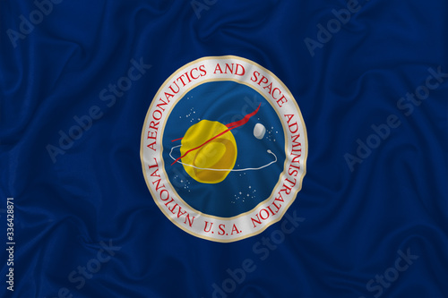Fototapeta Naklejka Na Ścianę i Meble -  National Aeronautics and Space Administration flag