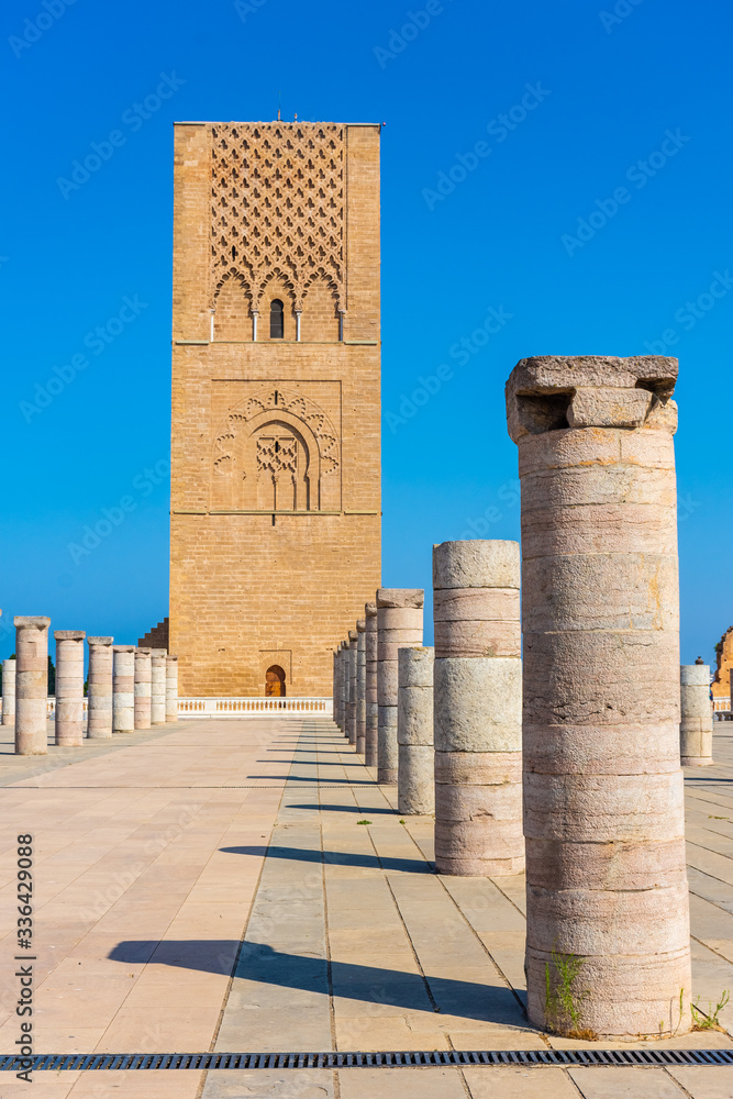 The Hassan Tower of Rabat, Morocco