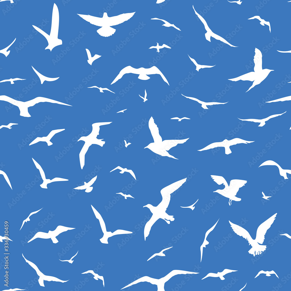 Seamless pattern with birds Seamless pattern with birds