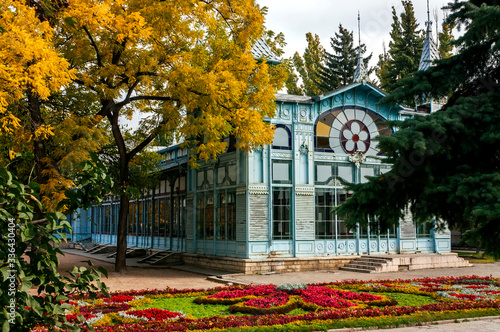 Autumn in the park of resort Pyatigorsk.