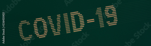 The character set shows the disease COVID-19 name