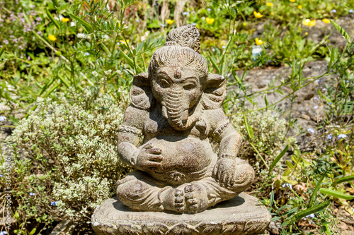 Ganesh stone statue