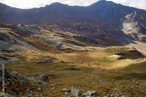 autumnal panoramas in the upper Varaita Valley