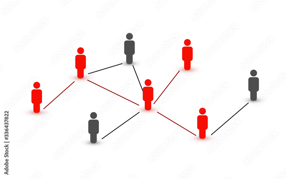 Connecting people. Social network concept. Connecting people. Social network concept.