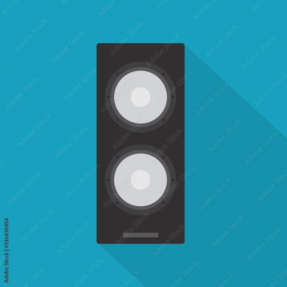 black audio speaker icon- vector illustration black audio speaker icon- vector illustration
