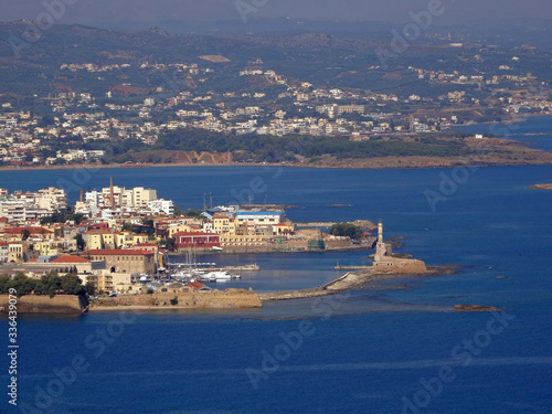 Paysage de la Crète, ville de Chania