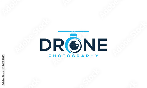 Drone logo design template