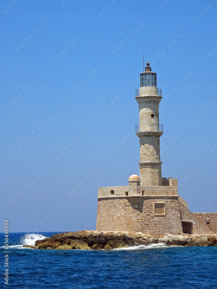 Crète, phare de Chania