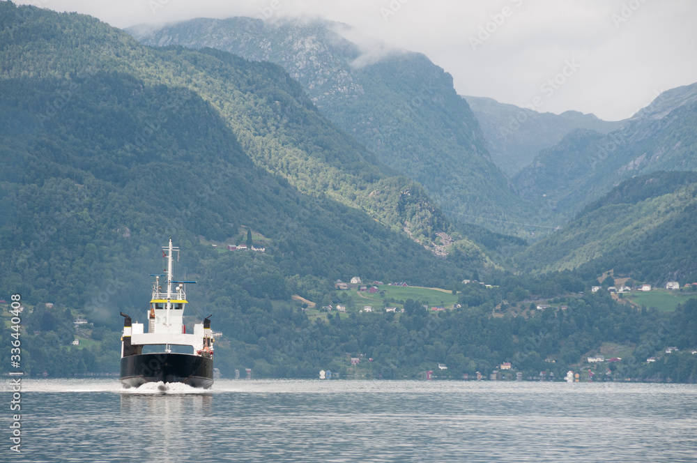 Norwegian Ferry arriving