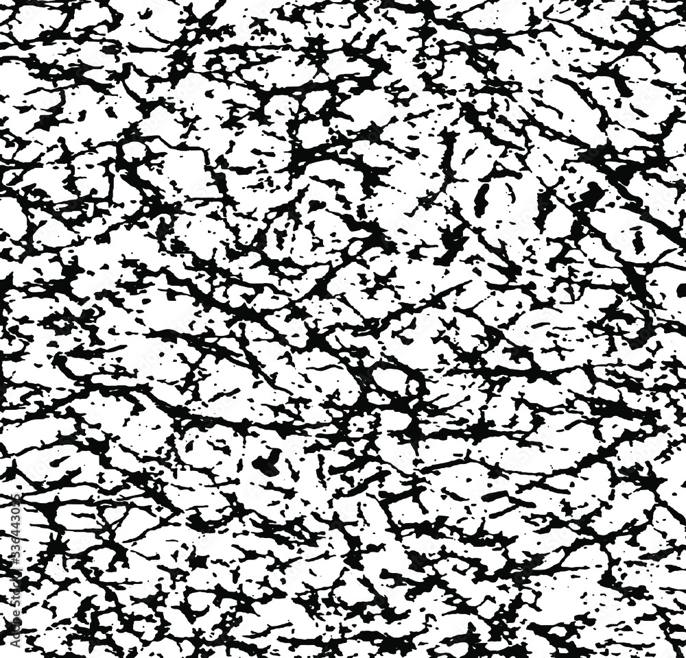 Obraz premium Abstract grunge vector background. Monochrome raster composition of irregular overlapping graphic elements.