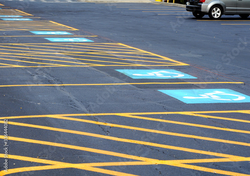  disability parking lot