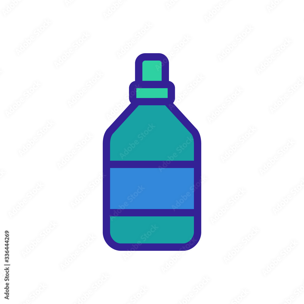 cleaning spray icon vector. cleaning spray sign. color contour symbol illustration