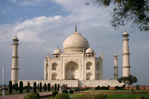 the Taj Mahal in India