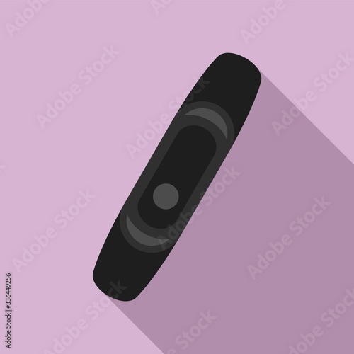 Sport activity bracelet icon. Flat illustration of sport activity bracelet vector icon for web design