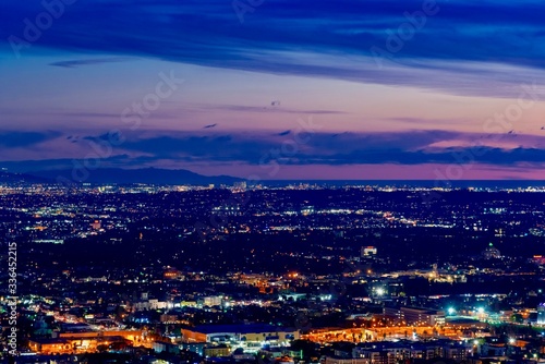 Los Angeles lights at night © DD25