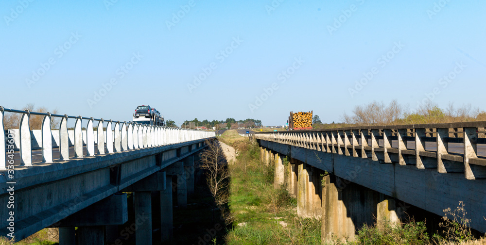Bridge on National Route 14, in the province of Entre Rios, Argentina