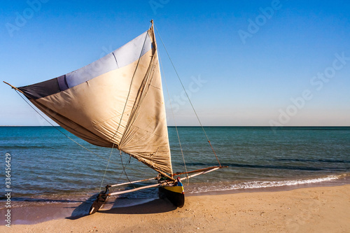 Malagasy traditional fishing boat