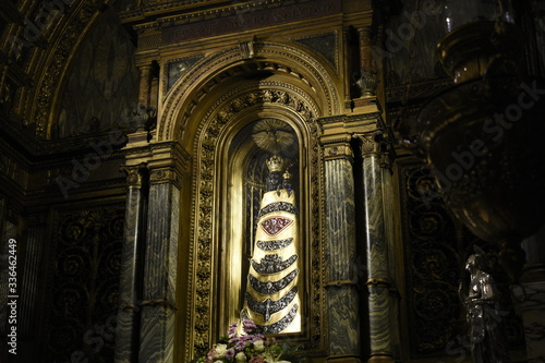 Obraz na płótnie Statue of the Black Madonna of Loreto in Marche, Italy