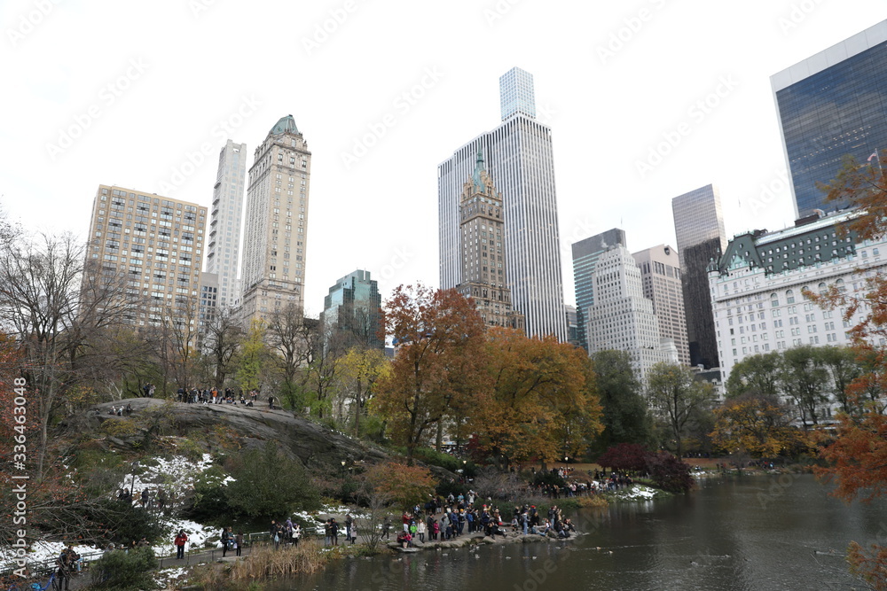 Obraz premium View of Central Park in New York