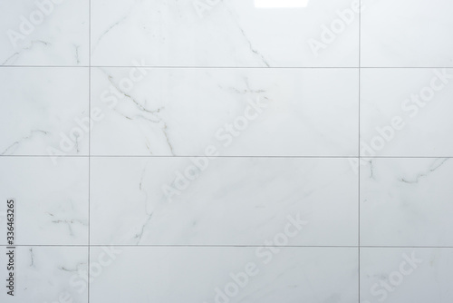 Abstract tile texture of ceramic wall. White backdrop.