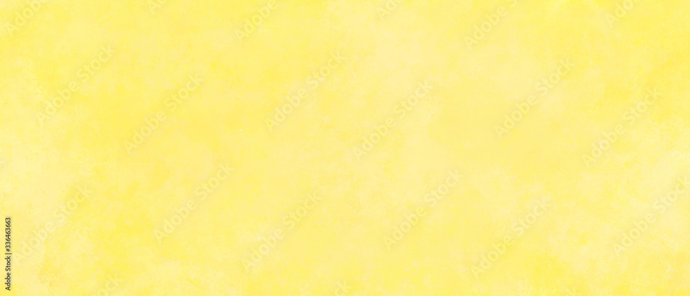 Abstract yellow watercolor background with space for text or image
