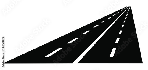 road icon on white background